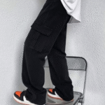 6 pocket Straight fit-Baggy cargo - Image 3