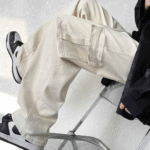 6 pocket straight fit Baggy Cargo - Image 3