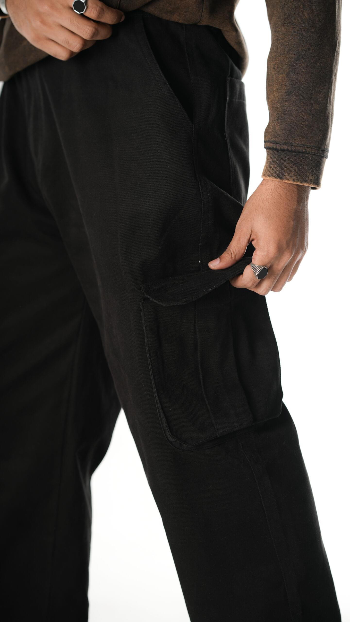 BLACK BAGGY CARGO - Image 3