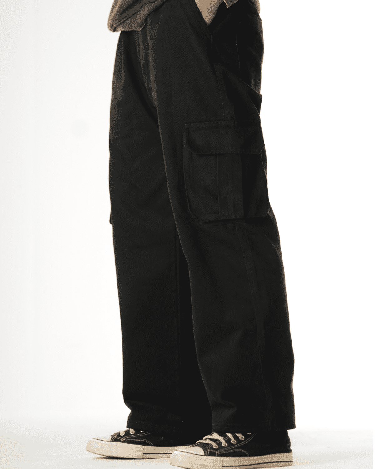 IMG_4324 BLACK BAGGY CARGO - Image 1