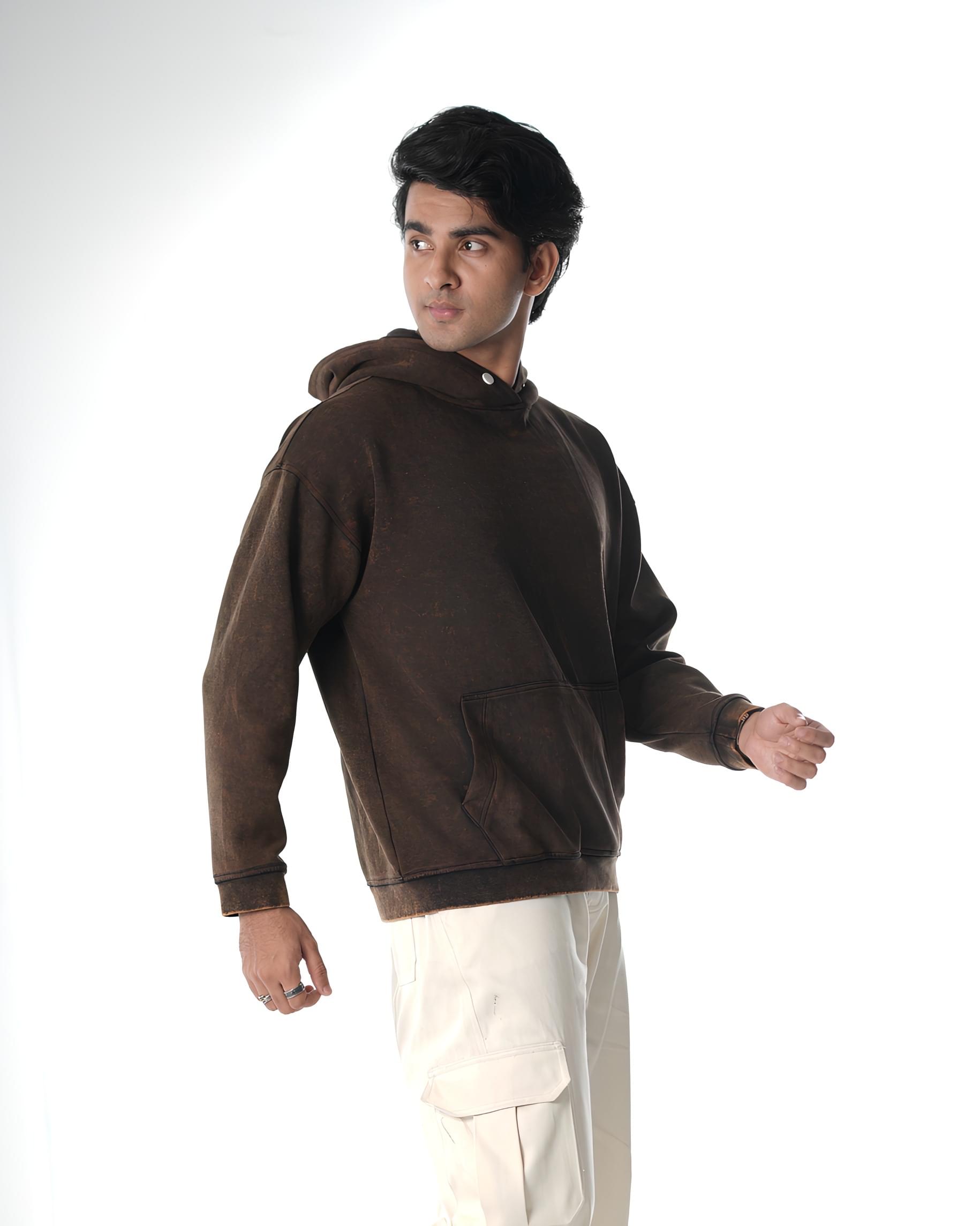 OVERSIZED ACID WASH HUDDIE - Image 2