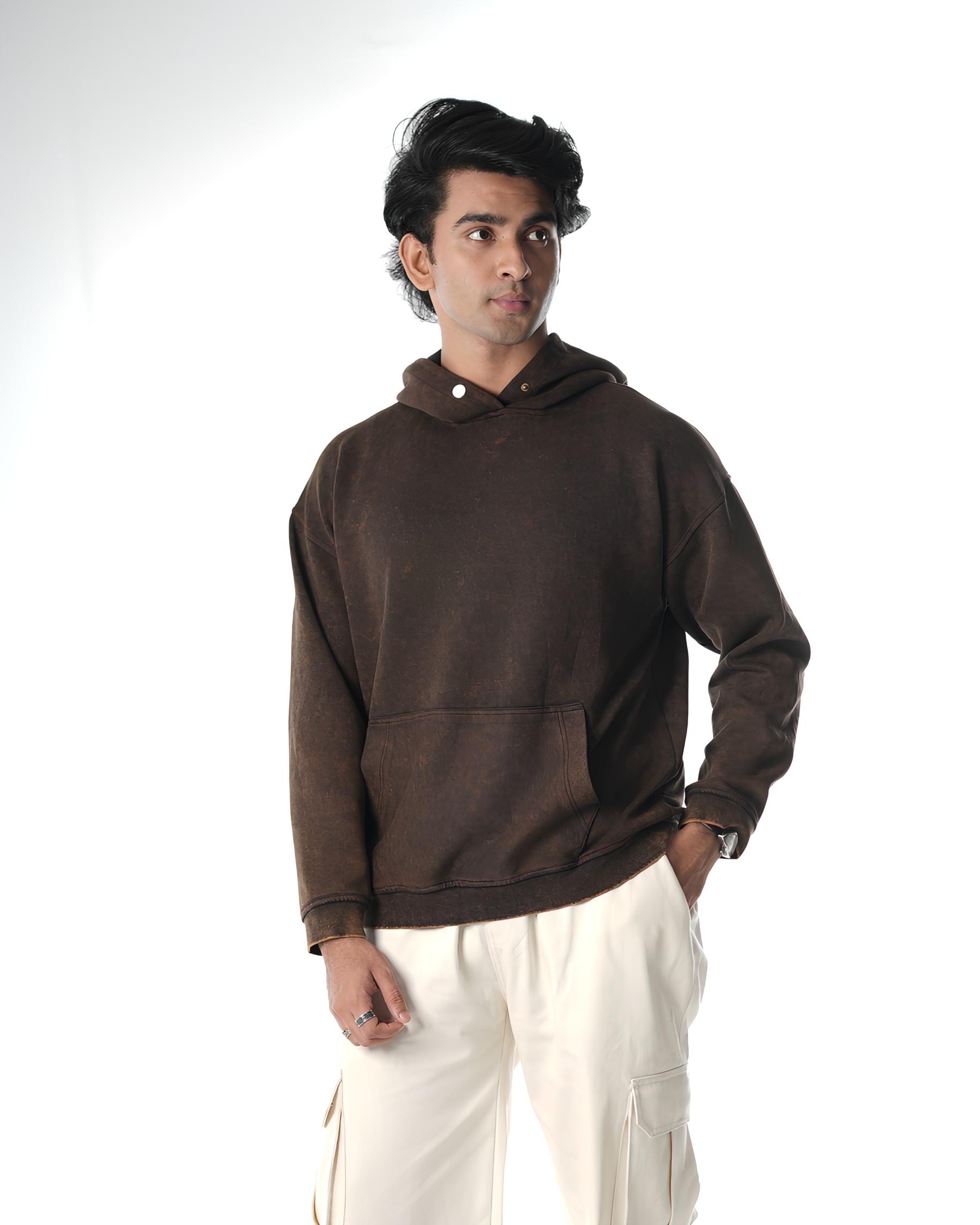 OVERSIZED ACID WASH HUDDIE - Image 3