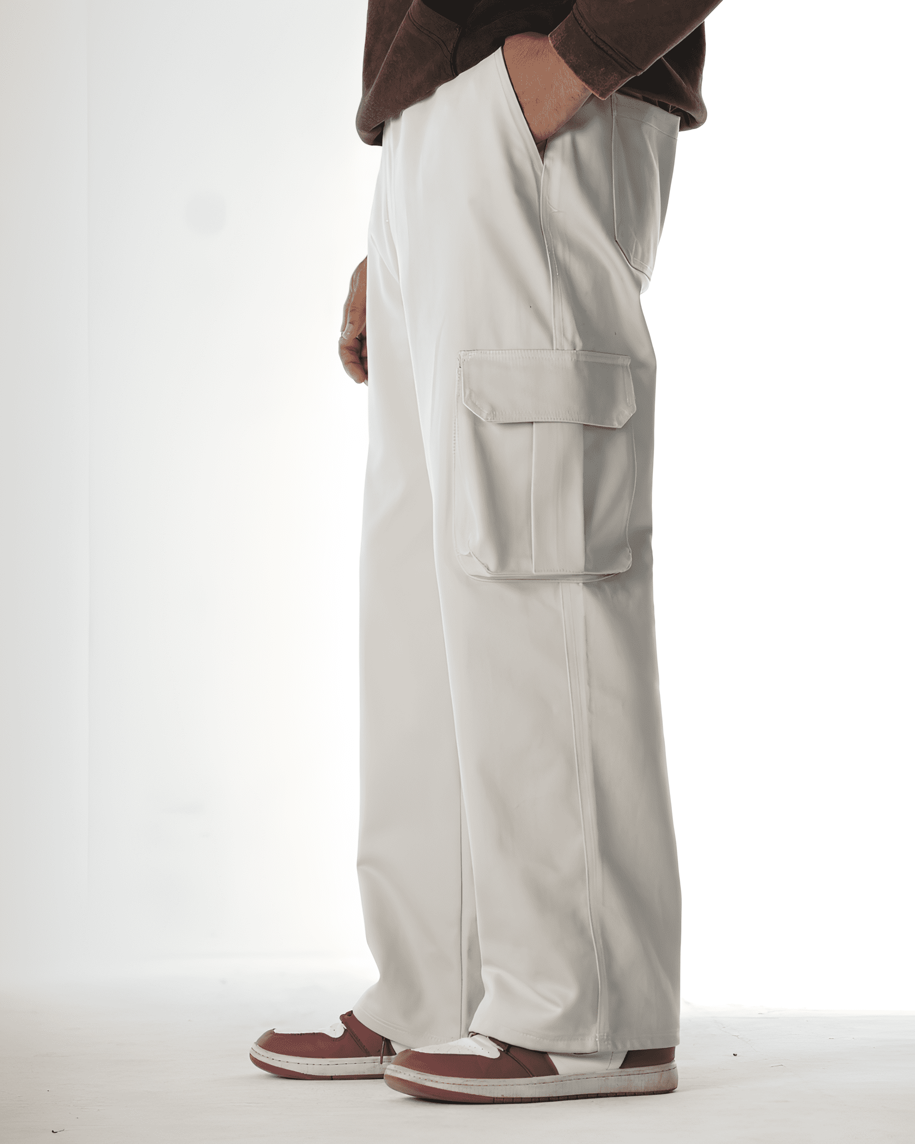 NEW LIGHT ASH BAGGY CARGO - Image 1